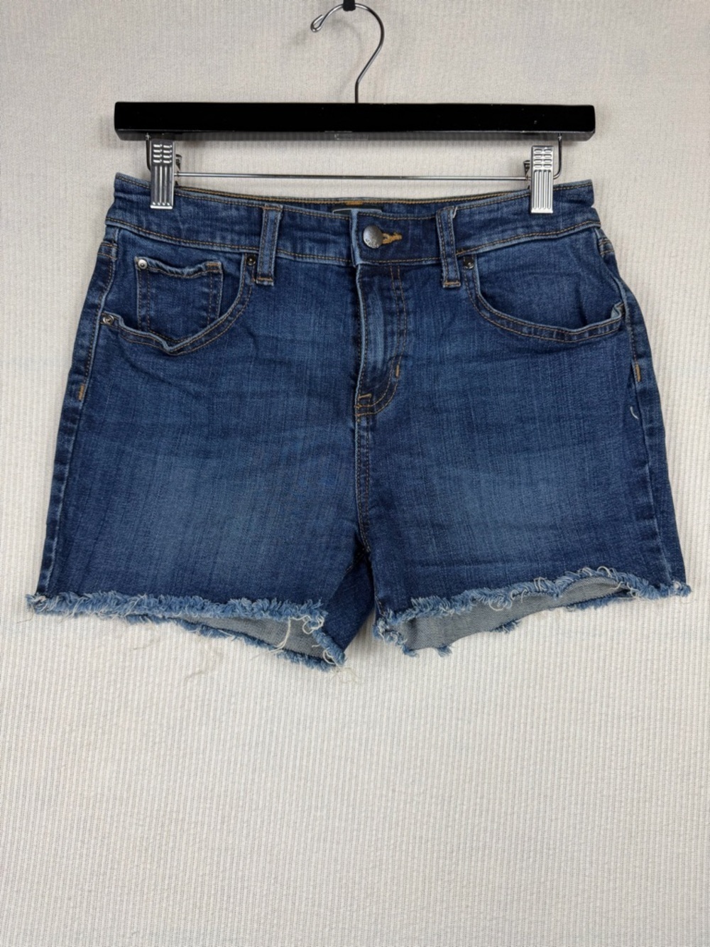 GAP Size 2 High Rise Cut Off Denim Shorts Frayed Hem